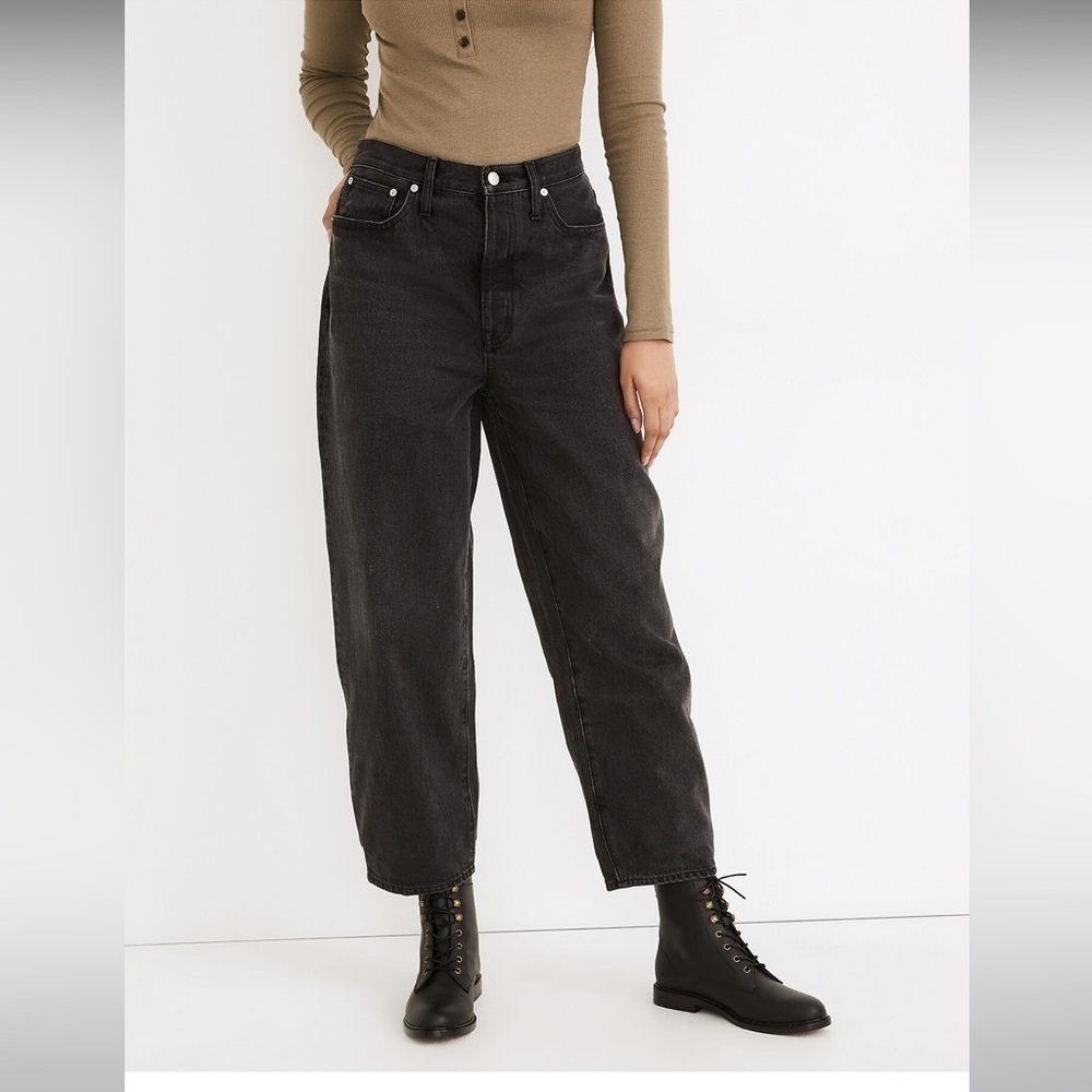 Madewell Sz 24 Balloon Jeans in Noll Wash